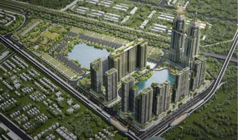 Phối cảnh chi tiết của Chung cư Hateco Đông Anh