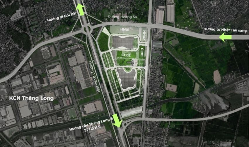 Chung cư Hateco Đông Anh tọa lạc ngay cửa ngõ phía Bắc Hà Nội