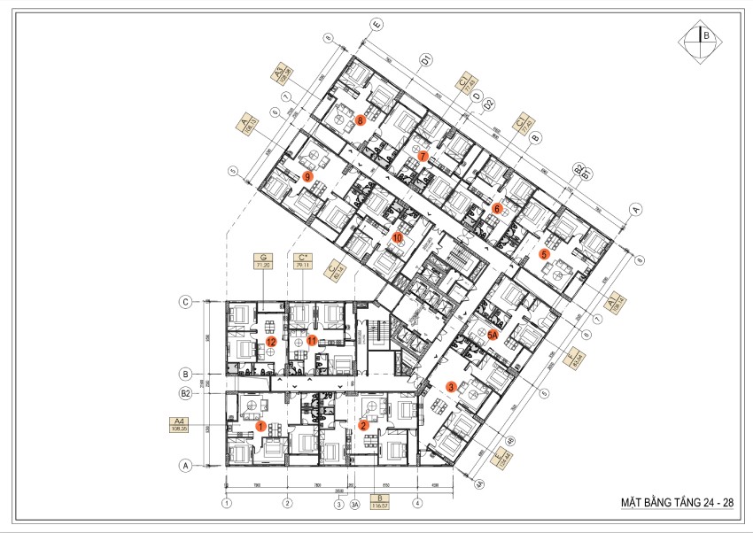 Thiết kế căn hộ Chung cư Minh Giang Phú Diễn