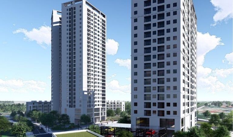 Phối cảnh tổng thể Chung cư Minh Giang Phú Diễn