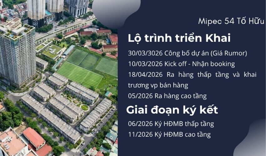 Lộ trình triển khai và công bố giá bán Mic Tower Tố Hữu