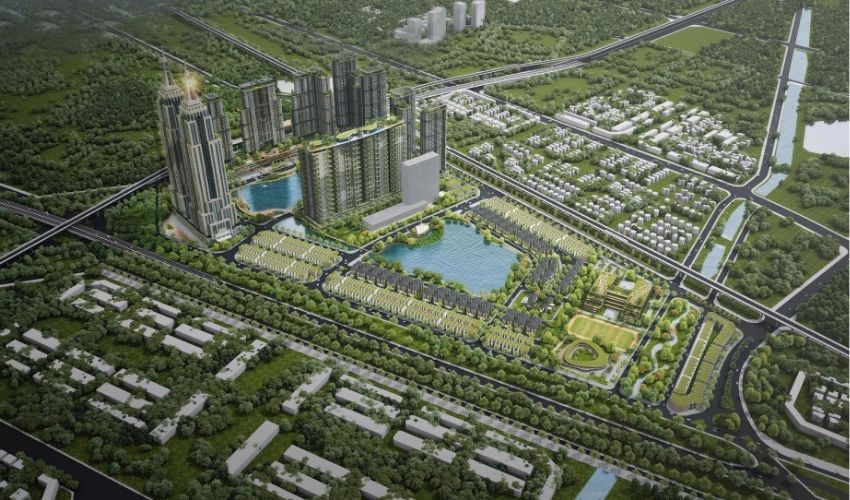 Khu đô thị The InterCentral Đông Anh của chủ đầu tư tập đoàn Hateco Group