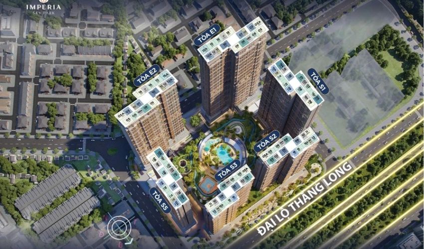 Dự án Imperia Sky Park có mức giá vừa phải, phù hợp với đa dạng đối tượng khách hàng